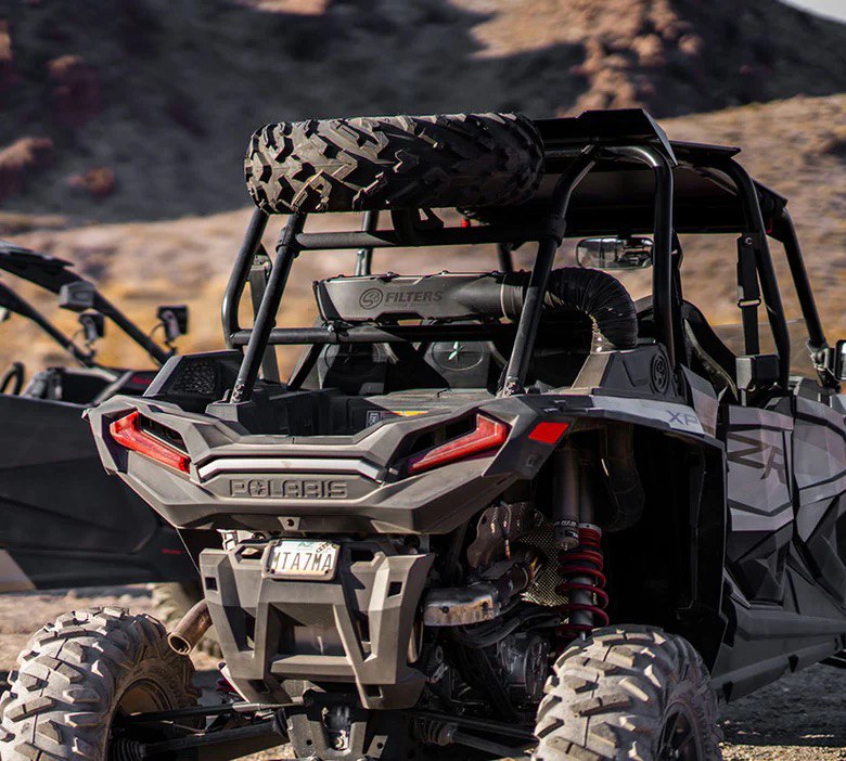 S&B Particle Separator on ATV in RGV Caliche Trails